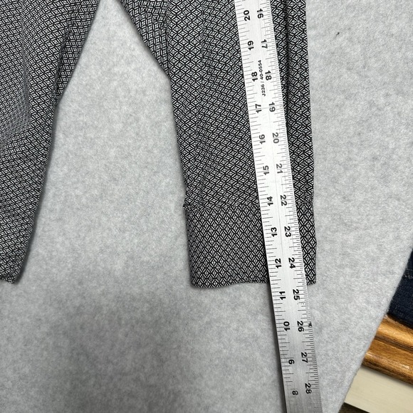 Ariat Shirt Mens Large Black White Red Geometric Long Sleeve Western Rodeo - Picture 10 of 10